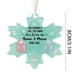 thumbnail image 3 of Colgante de cristal marino con forma de copo de nieve para decoración del hogar, árbol de Navidad de acrílico tridimensional, arte de cristal marino, recuerdo de amistad, decoración de habitación, hog, 3 of 6