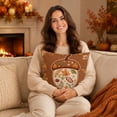 thumbnail image 4 of Yeciiwht Fall Pumpkin Maple Leaf Throw Pillow Cover – 18x18 inch Linen Cushion Case for Thanksgiving Sofa, Couch, Bed & Outdoor Decor, 4 of 6