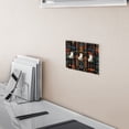 thumbnail image 5 of Yayeee Toggle Light Switch Wall Plate 2-Gang 4.56"x4.48" Decorative Outlet Cover, Black Geometric, 5 of 7