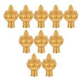 thumbnail image 3 of Shisuyan Window Drapery Finials Golden Plastic for Home Decor Enthusiasts 10Pcs 4.13X2.55X1.10In, 3 of 8