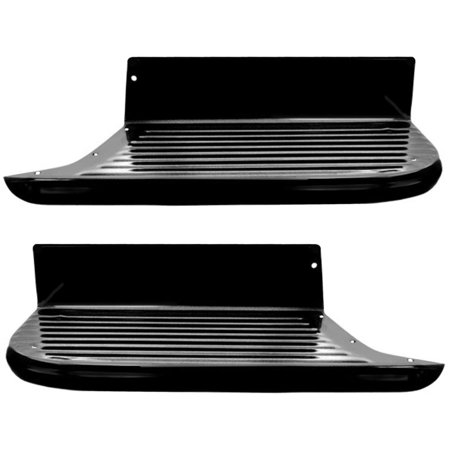 For 1955-1959 Chevy Truck Truck Bed Foot Step Long Bed Black Painted Left/Right