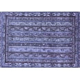 thumbnail image 1 of Ahgly Company Indoor Rectangle Abstract Blue Modern Area Rugs, 4' x 6', 1 of 4