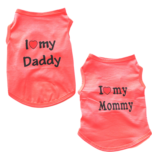 Camisas para perros, camisetas para perros, camisetas para mascotas Chalecos para cachorros Camisetas Ropa MFZFUKR CPB-DE-LYY2077-3