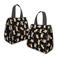 thumbnail image 2 of Cute Cartoon Corgi Insulated Lunch Bag for Women & Adults,Large Portable Soft Cooler Lunch Bag,Thermal Food Storage Tote with Pearl Cotton,8.66L,8.75x5.75x9.5 Inch, 2 of 6