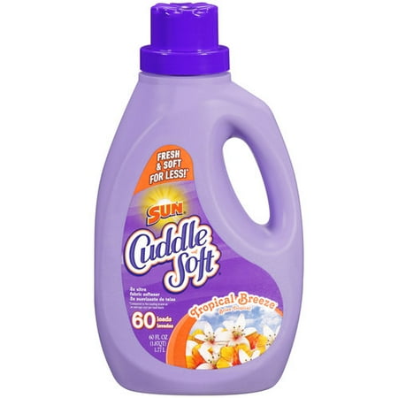 Cuddle Soft 3X Ultra Fresh Tropical Breeze Fabric Softener, 60 oz