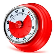 Kitchen Timer, Kitchen Countdown Cooking Timer Reminder, Magnetic Time Management Timer Red Red