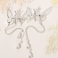 thumbnail image 4 of Dalazy 2 Pcs Fête Voyage Randonnée Femmes Barrette Vintage Cosplay Insecte Pince à Cheveux Déco Photo Bijoux Argent Argent, 4 of 6