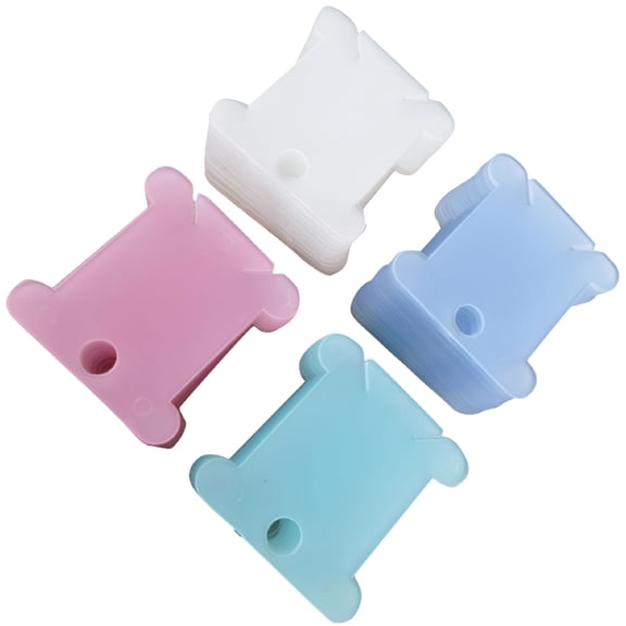 CCOCC 100 Pieces Floss Bobbins for Embroidery Floss Organizer,Bobbins Card Thread Holder,Wrap and Store Floss Craft DIY Sewing Storage