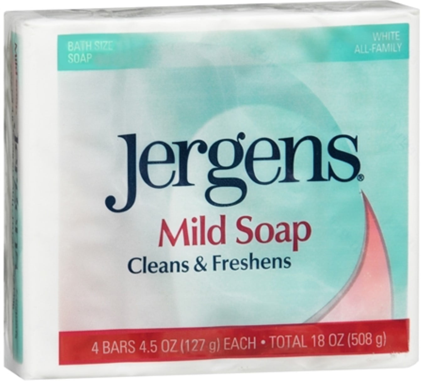 Jergens Mild Soap 18 oz (Pack of 6)