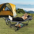 thumbnail image 6 of REDCAMP Portable Folding Hammock with Stand,Foldable Camping Hammock with Removable Pillow Storage Net for Outdoor, Backyard, Beach, 84 in Extra-Long, 6 of 9