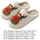 thumbnail image 5 of Pantuflas Mullidas Y Peludas para Mujer Cómodas Casa Sin Cordones Cálidas Interiores Ciervos Navideños Antideslizantes Mujeres Hombres Invierno Regalo Navidad, 5 of 9