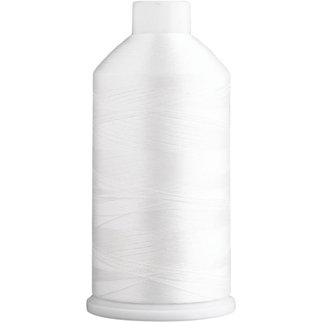 SuperB Fil à Broder en Polyester 40wt 5000m. Blanc 010