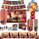 thumbnail image 2 of Disney Descendientes The Rise of Red decoración de fiesta de cumpleaños vajilla globo telón de fondo pastel Topper suministros para fiesta Baby Shower, 2 of 5