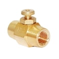 thumbnail image 1 of Joywayus Latón 1/4"NPT Rosca Hembra Pulsador Válvula de Retención Interruptor Válvula de Cierre, 1 of 1