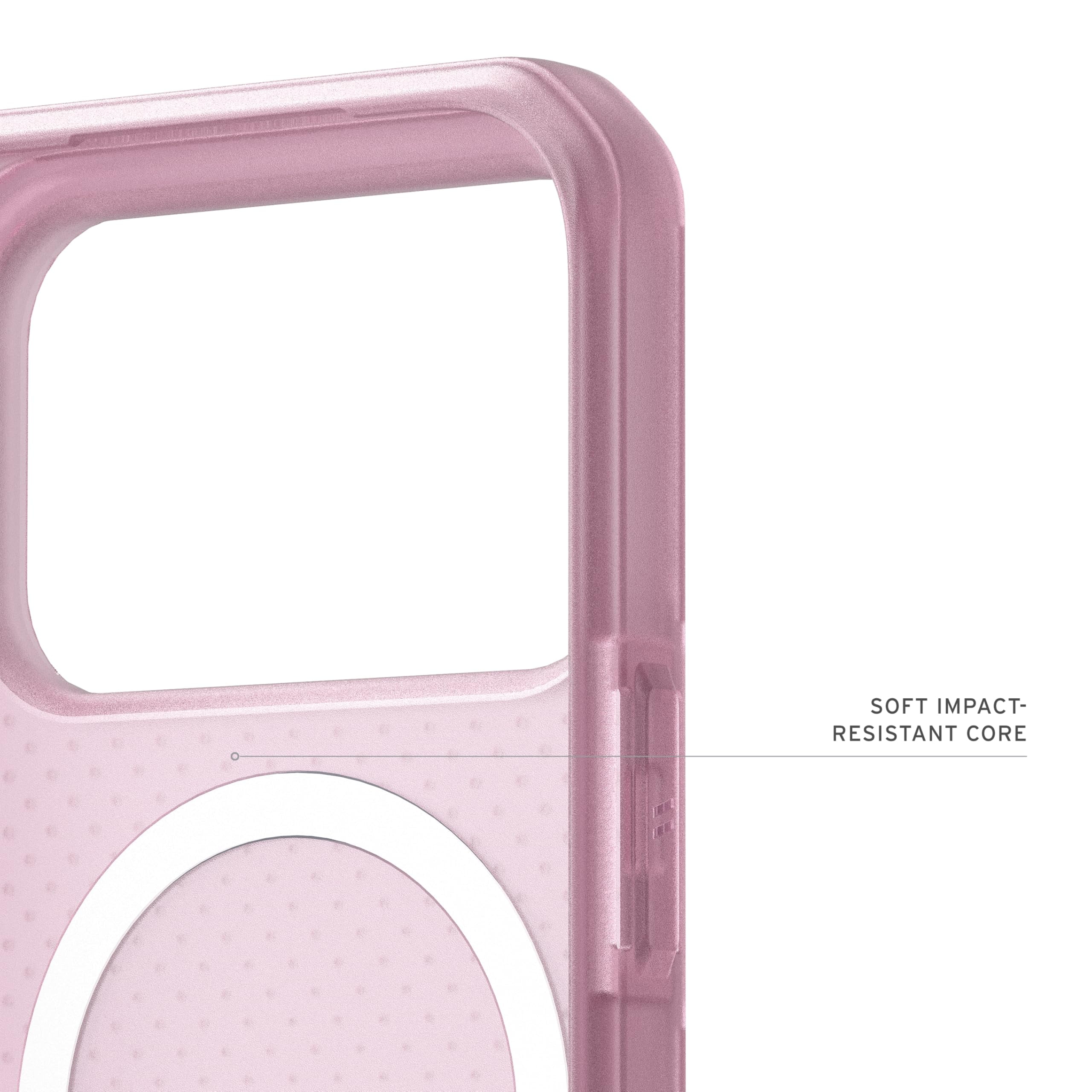 UAG iPhone 17 Pro Case Dot - Compatible with MagSafe Translucent Military Grade Protective Cover, Purple