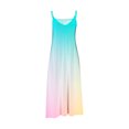 thumbnail image 4 of Maxi vestidos de verano para mujer, informal, con cuello en V, sin mangas, vacaciones, playa, vestido largo Fridja  hj4906, 4 of 4