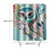 thumbnail image 5 of Fabric Shower Curtain Liner Colorful Owl Shower Curtain with 12 Hooks for Home Hotel Shower Curtain Waterproof (72" X 72"), 5 of 5