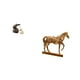 thumbnail image 5 of Juego De Figuras De Conejo Y Caballo De Cerámica, Esculturas De Animales De Porcelana, Decoraciones De Pascua, Estatuas De Resina Grabadas Para Gabinete, Jardín, Hogar, Oficina, Decoración, 5 of 8