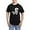 With Blue Strpe Pant, variant on CafePress - White Skunk Pajamas - Men's Dark Loose Fit Cotton Pajama Set