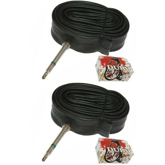 2 Duro Tubes 700 x 28c/35c 60mm Standard Presta Valve. Set of Tube. Pair of Tubes. Two Tubes.