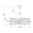 thumbnail image 3 of Elk Home Crislett 23" 6-Light Traditional Metal and Glass Chandelier in Bronze, 3 of 5