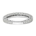 thumbnail image 5 of Solid 14k White Gold Diamond Wedding Band Ring Size 9 (Width = 3mm ) (.556 cttw.), 5 of 8