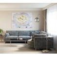 thumbnail image 2 of Adesso Camden 71.5" Antique Brass Arc Floor Lamp with Smoked Swirl Glass Globe Shade, 2 of 5