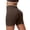 Coffee, variant on Women's Seamless Color Block Yoga Shorts - Scrunch Bum Booty Lifting Gym Shorts with Tummy Control, Workout Tights