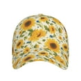 thumbnail image 2 of Yiaed Beautiful Countryside Sunflower Print Cap Adjustable Size for Running Workouts and Outdoor Activities All Seasons, 2 of 5