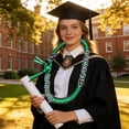 thumbnail image 4 of 2026 Graduation Ribbon Lei Necklace Class Of 2026 Grad Ribbon Money Lei Double Braided Graduation Lei Necklace Party Supplies 47.2in Multi Color, 4 of 6