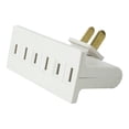 thumbnail image 1 of Adaptador Multicontacto Sanelec 1506 Tipo Bisagra 3 Contactos Blanco, 1 of 4