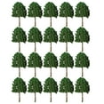 thumbnail image 3 of 20 Pieces 7.5cm Model Trees Mini Miniature Trees for Railway Building Scene dark green, 3 of 8