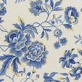 thumbnail image 6 of HomeRoots 353213 20 x 30 in. Polyester Ivory & Blue Area Rug, 6 of 7