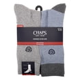 thumbnail image 2 of Chaps Athletic Half Cushion Crew 6-Pack Men's, Sock Size 10-13, 2 of 5