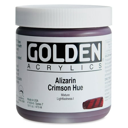 UPC: 0738797145061 | Golden Heavy Body Artist Acrylic  16 oz  Alizarin Crimson Hue