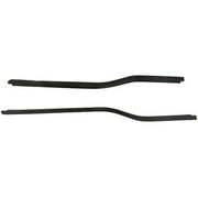 Front Outer Door Window Belt Weatherstrip Set of 2 - Compatible with 1999 - 2016 Ford F-250 Super Duty Crew Cab Pickup 2000 2001 2002 2003 2004 2005 2006 2007 2008 2009 2010 2011 2012 2013 2014