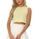 thumbnail image 1 of Blusa sin mangas vintage de verano de INSPIRE CHIC XL Amarillo, 1 of 6