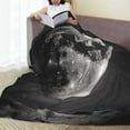 thumbnail image 5 of Moon Blanket Throw Kids Full Moon Blanket for Boys Girls Moon Phases Blanket Space Blanket Fleece Throw Blanket Moon Gifts College Dorm Blanket Sofa Couch Living Room Bed Camping Travel 60"x80", 5 of 6
