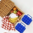 thumbnail image 4 of Porte-œufs Multi-Usage, Plateau à ufs pour Réfrigérateur avec Poignée Intégrée, Construction Durable pour Transport Sûr de 12 Ufs, Bleu, 4 of 8