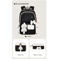 thumbnail image 3 of AoDai Belted girl's schoolbag set - Large capacity student backpack with pen holder and handbag for storage, 3 of 5