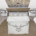 thumbnail image 2 of Designart 'Deer Wild and Beautiful IV' Farmhouse Duvet Cover Set, 2 of 4