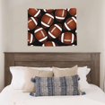 thumbnail image 4 of Easygdp Brown Football On Black Tapestrys Boutique Decor Wall Hanging for Living Room Bedroom Office Decor 29x37in, 4 of 8