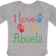 thumbnail image 4 of Inktastic I Love My Abuela Boys or Girls Long Sleeve Baby Bodysuit, 4 of 5