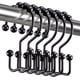 thumbnail image 1 of Titanker Ganchos para Cortina de Ducha, Anillos para Cortina de Ducha, Metal a Prueba de óxido, Ganchos de Ducha de Doble Deslizamiento, Anillos para Barras de Ducha de baño, Cortinas, Juego de 12 Gan, 1 of 4