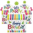 thumbnail image 2 of Big Dot of Happiness Cheerful Happy Birthday - Treat Box Party Favors - Colorful Birthday Party Goodie Gable Boxes - Set of 12, 2 of 8