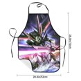 thumbnail image 6 of Mobile Suit Gundam Adjustable Bib Apron, Waterdrop Resistant Aprons with 2 Pockets Cooking Kitchen Aprons for Women Men Chef, 6 of 8