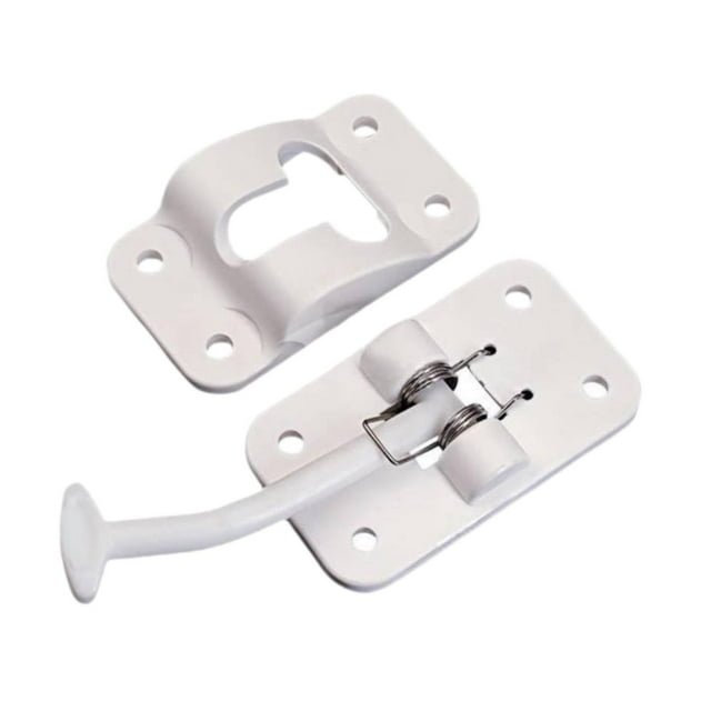 DYNWAVECA Generic RV Door Holder Latch Entry Door Holder Sturdy T , High Hardness, Replacement, RV Door for Modified Vehicle Right Buckle White