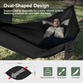 thumbnail image 2 of Camping Haock with Mosquito Net and Sunshade Backing Haock with Ridge Rope Tree Straps Lightweight Portable Haocks for Outside Hiking and Travel, 2 of 9
