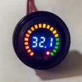 thumbnail image 3 of DC 12V Universal Car Motorcycle Boat LED Digital Voltmeter Panel Volt Meter Monitor Gauge Display C, 3 of 5