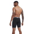 thumbnail image 4 of TELALEO Mens 5 Pack Athletic Shorts Workout Performance Underwear,2Black/2Blue/Grey,XXL, 4 of 7